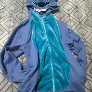 Disney Stitch Blue and Teal Character Hoodie- youth XL